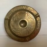 Empty baroque brass ashtray pocket