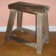 Old doweled wooden stool