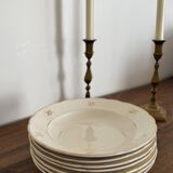 Set of 7 antique deep plates Villeroy & Boch – Mettlach