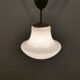 Older ceiling/hanging lamp in milky white opaline glass.