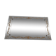 Large brasserie bistro mirror in eglomised glass