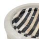 Black and white marble inlays ashtray, Casigliani Italy, 1970s