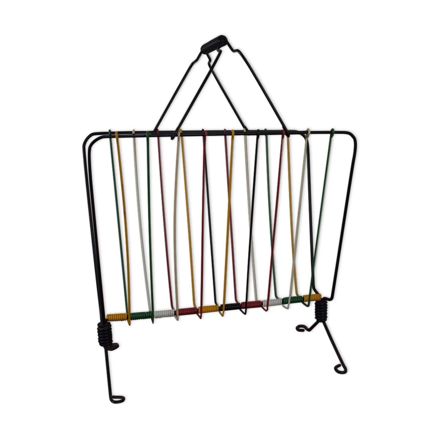 Porte vintage magazines scoubidou n2