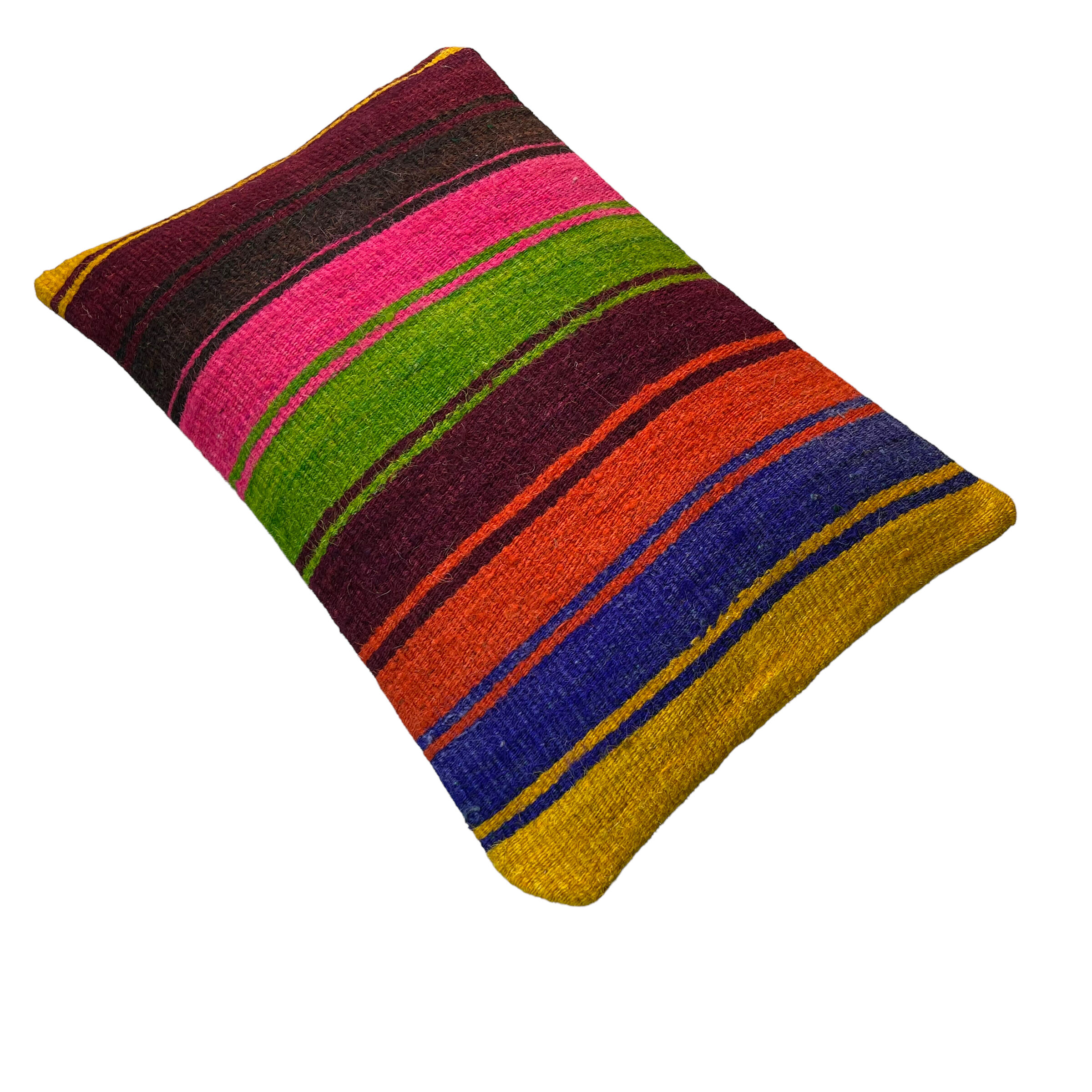 Vintage turkish kilim cushion cover 30x50cm