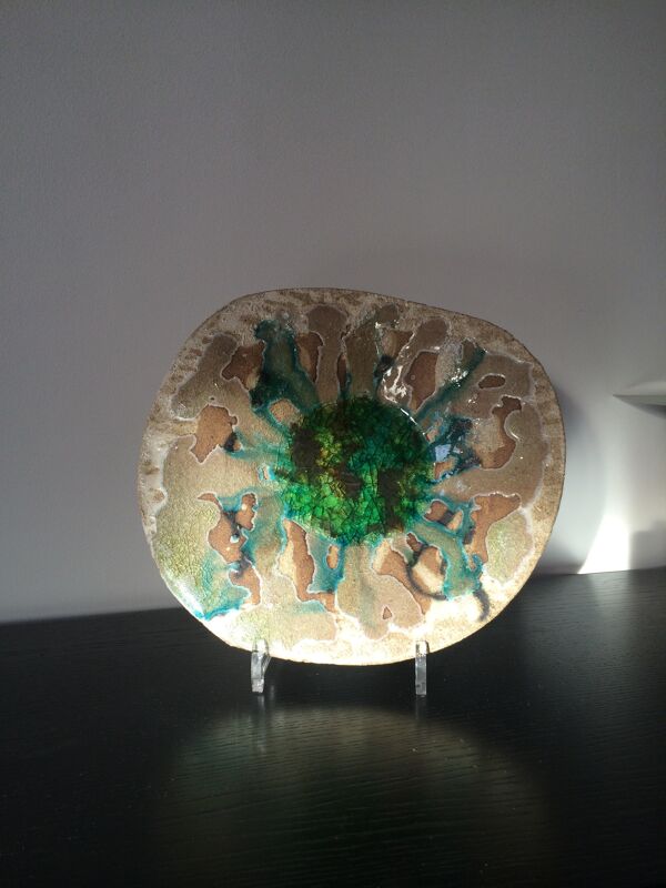 Coupe décorative en céramique, 1986