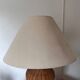 Vintage woven wicker lamp