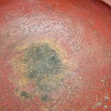 Antique Japanese Wooden Urushi Dough Bowl, from around 1900