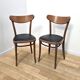 Pair of Banana bistro chairs, TON