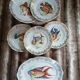 12 antique "Royal" dinner plates + 1 dish