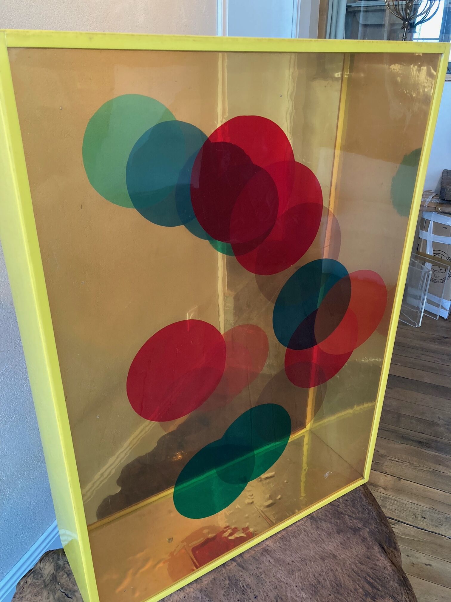 Boite sculpture double face en plexiglas, Eugenio Degani