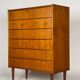 Scandinavian teak chest of drawers from the 1960s.