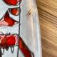 Plat céramique « homard » Vallauris Brunner