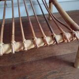 Vintage rattan coffee table