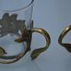 2 cups/art deco tea glasses