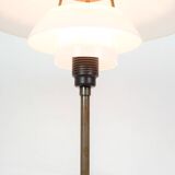 Table Lamp PH 4/2½ Made With White Opal Glass & Burnished Brass By Poul Henningsen From 1930s