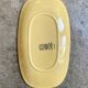 Gien hand-painted earthenware dish, "Soleil" service