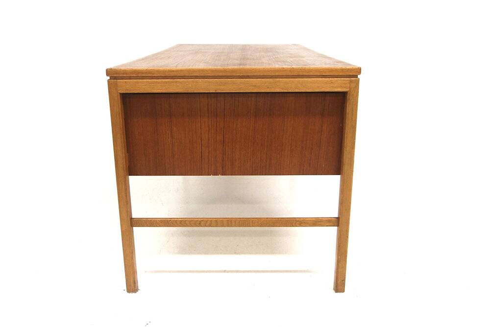 Scandinavian teak desk, Göran Strand, Lelångs Möbelfabrik, Sweden, 1950