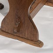Tabouret en osier monastry antique ou hocker