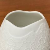 White porcelain vase by M. Frey for Kaiser, mid-century, 1960s.