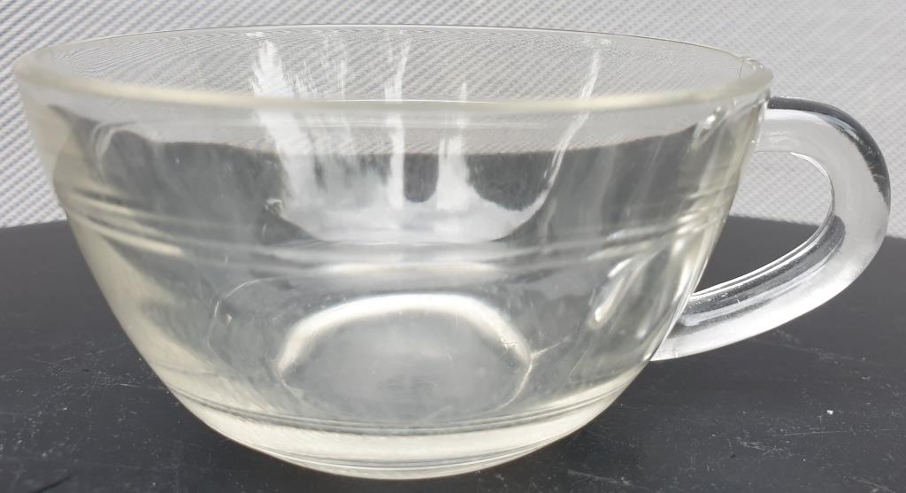 Set 11 cup vintage Duralex transparent glass