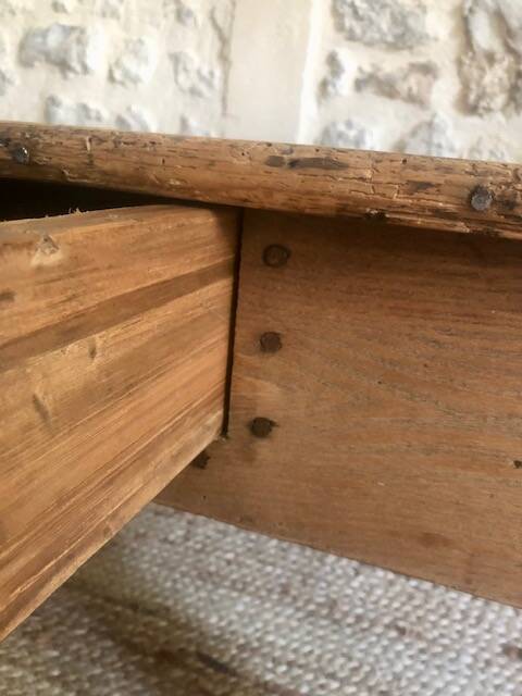 Antique farmhouse coffee table