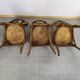 Suite of 6 wooden barhel barel bistro chair