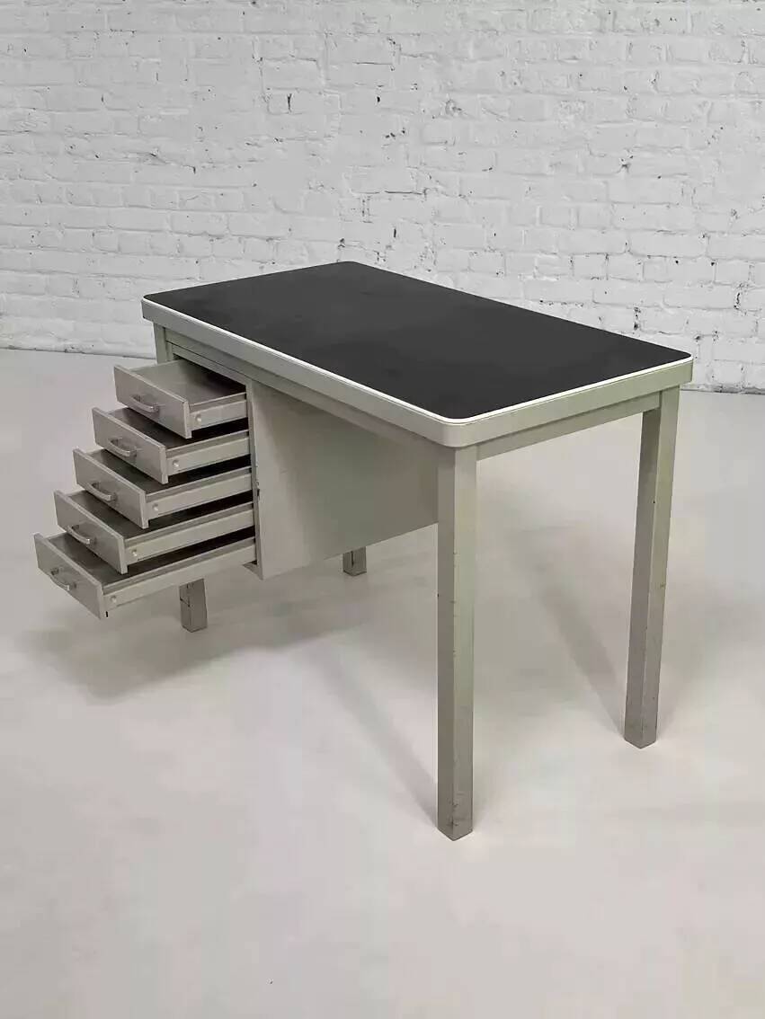 1950s metal and industrial style desk
