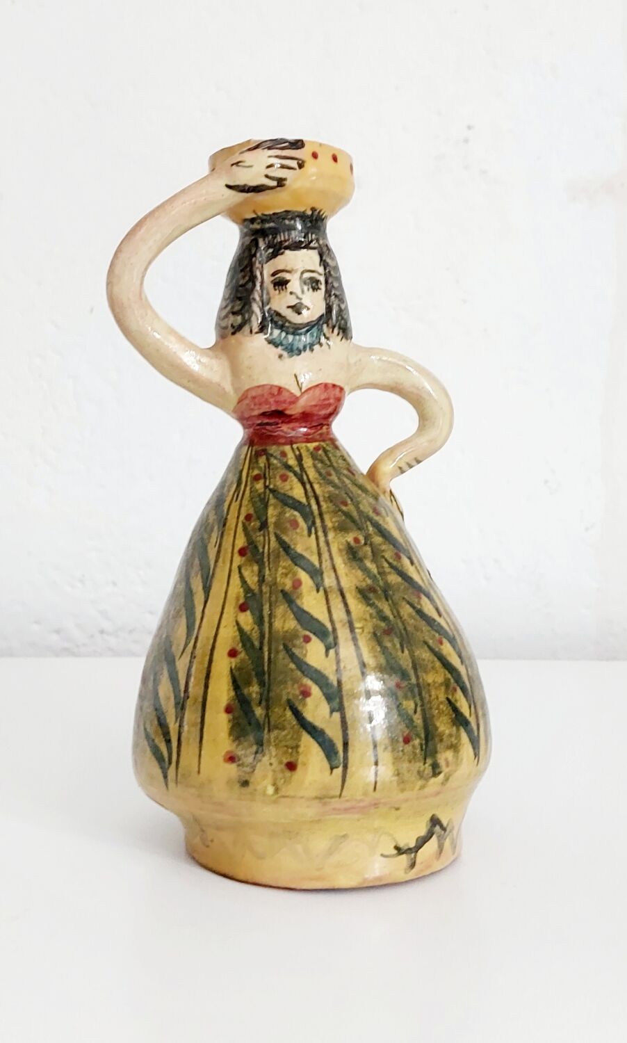 Old terracotta candle holder Germany