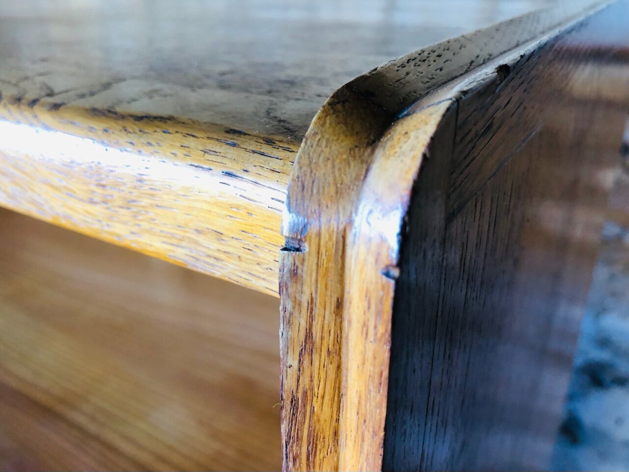 Vintage oak wall storage unit circa 50s