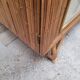 Vintage 1960s split bamboo and rattan wardrobe