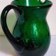 Vintage Empoli blown glass jug