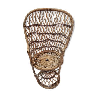 Emmanuelle rattan armchair