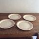 4 Assiettes plates terre de fer