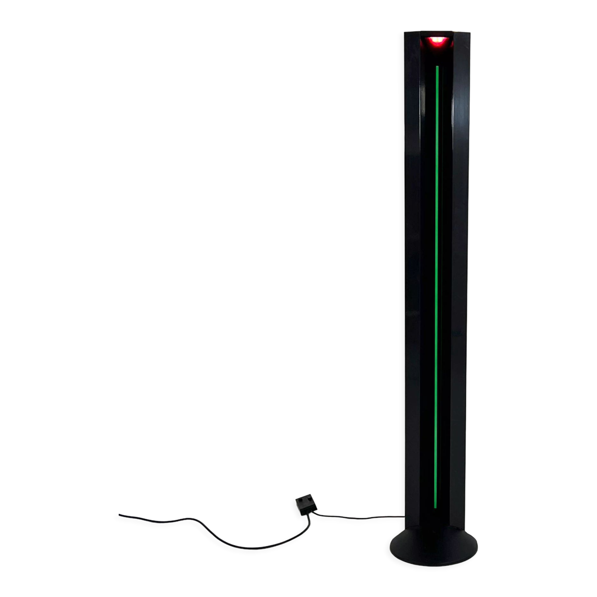 Postmodern Fluorescent Variable Intensity Floor Lamp by Egoluce, 1980