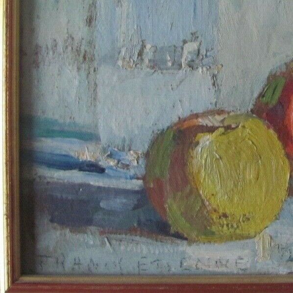 Painting - still life - Francis-Paul Etienne - 50s-60s - kitchen décor - gilded setting
