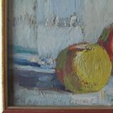Painting - still life - Francis-Paul Etienne - 50s-60s - kitchen décor - gilded setting