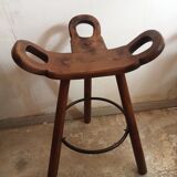 2 brutalist stools