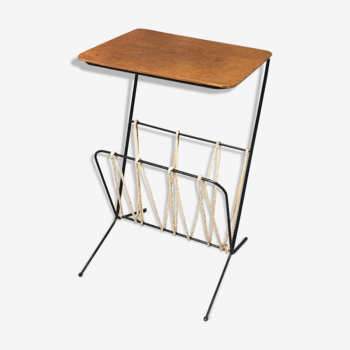 Table d'appoint, porte revue vintage 1960