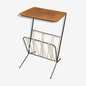 Side table with magazine rack 1960