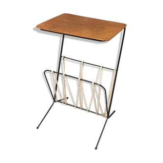 Side table with magazine rack 1960