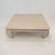 Table basse en travertin italien "Opium", années 1980.