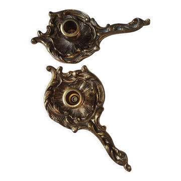 Bougeoirs à main style Louis XV