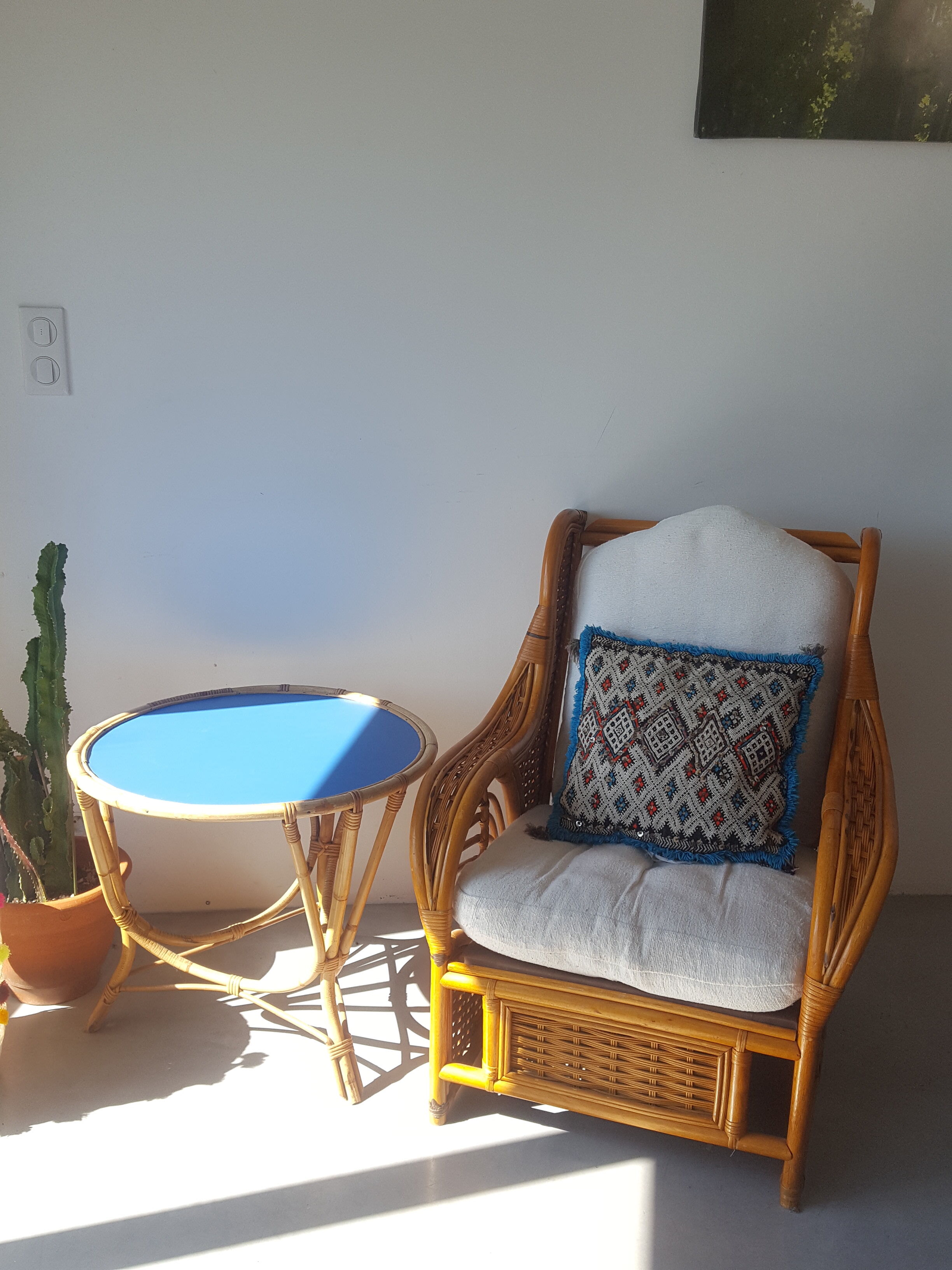 Fauteuil rotin