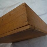 Former counter, wood and metal mint