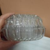 Pique fleurs en verre