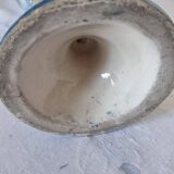 Large Spanish vase in Talavera style, hand-painted, adorned with a landscape.