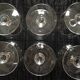 6 Baccarat crystal cognac glasses in box
