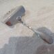 Christofle Cluny silver plated asparagus serving spoon, 23.4cm