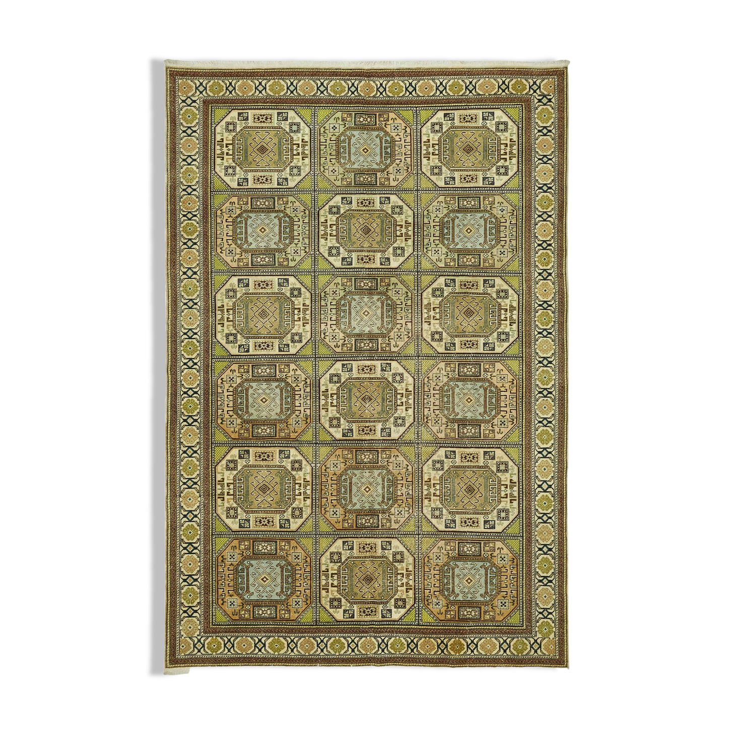 Turkish Wool Vintage Kayseri Rug 200 cm x 292 cm
