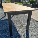 Patinated fir farmhouse table